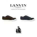 LANVIN Suede Low-Top Sneakers