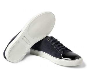 LANVIN Suede Low-Top Sneakers