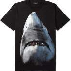 T-shirt GIVENCHY Shark-Print Cotton-Jersey