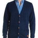 Cardigan bleu marine moucheté Meinard MINIMUM