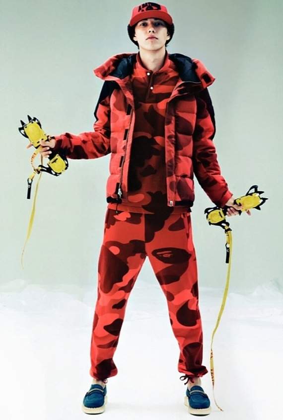 A Bathing Ape 2012 F/W Collection Editorial – Red Camo