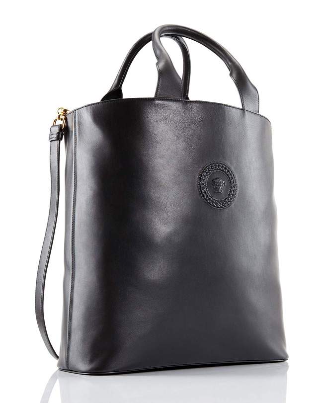 Sac cabas pour homme en cuir VERSACE