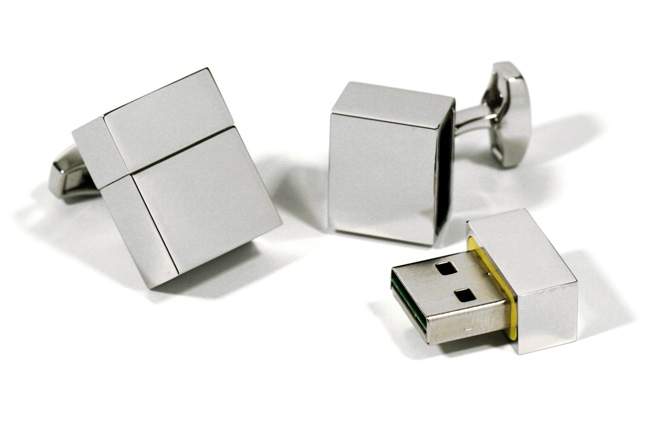 Bouton de manchette USB MEMORY