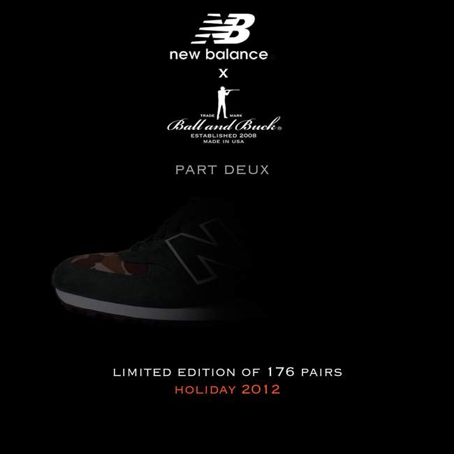 NEW BALANCE x BALL AND BUCK – Part Deux