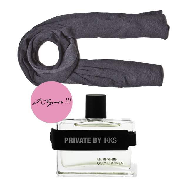 Parfum PRIVATE + Chèche bicolore IKKS (Concours)