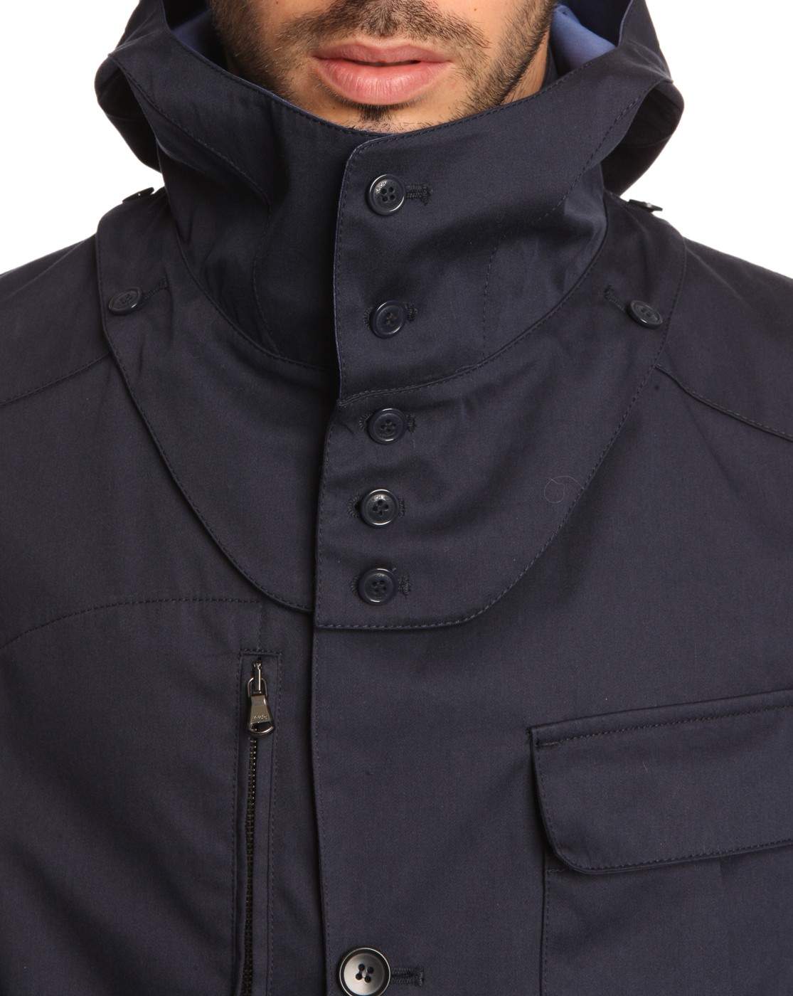 Parka WOOLRICH Hiking Capuche Amovible Marine