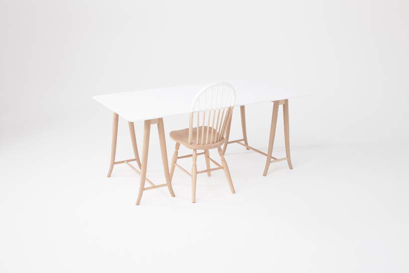 Mobilier bois design AKIMOKU par Edition Blue x NENDO