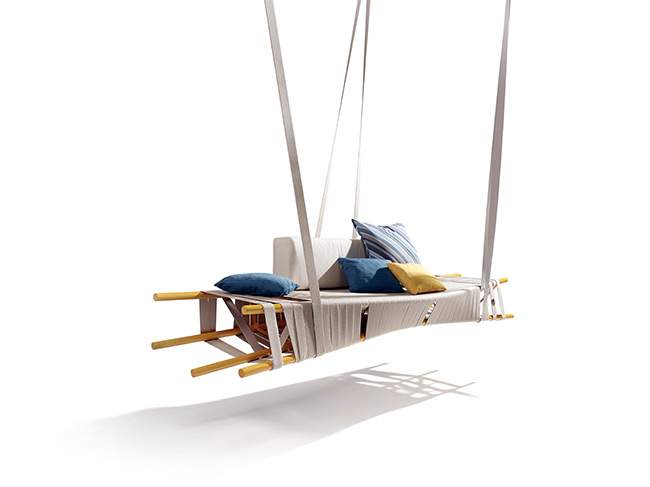 Balancelle outdoor SWING par Lionel DOYEN x Dickson