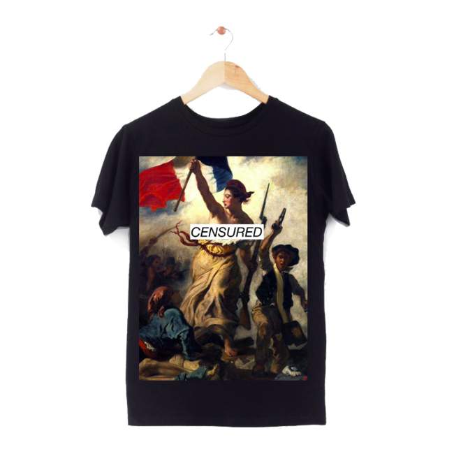 T-shirt MARIANNE par CAPTAIN COOK x TRIAAANGLES
