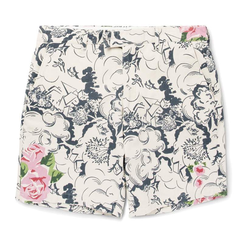 Short HENTSCH MAN x MR PORTER regular-fit printed cotton-canvas