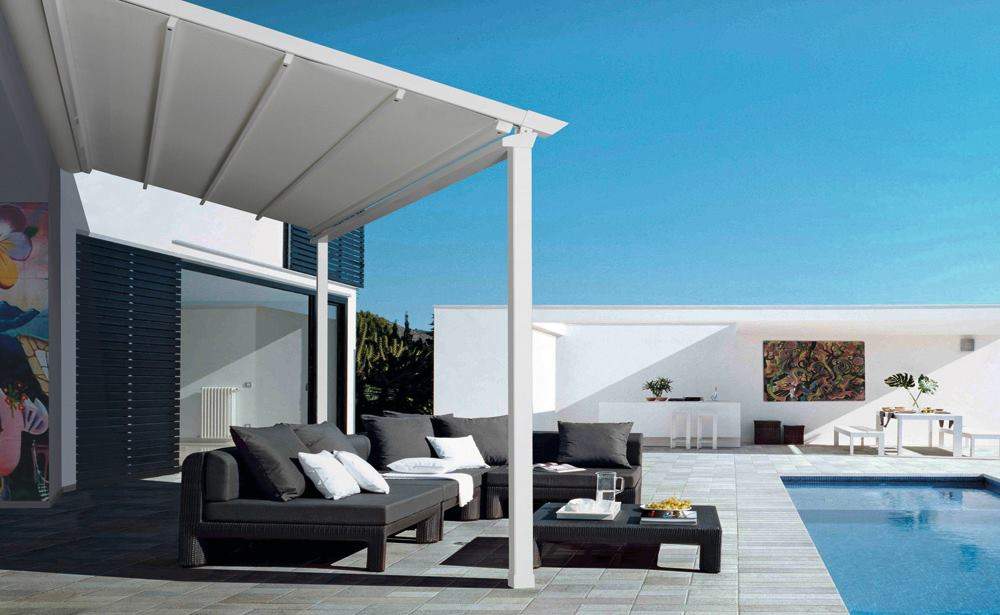 Pergolas design et Store fixe