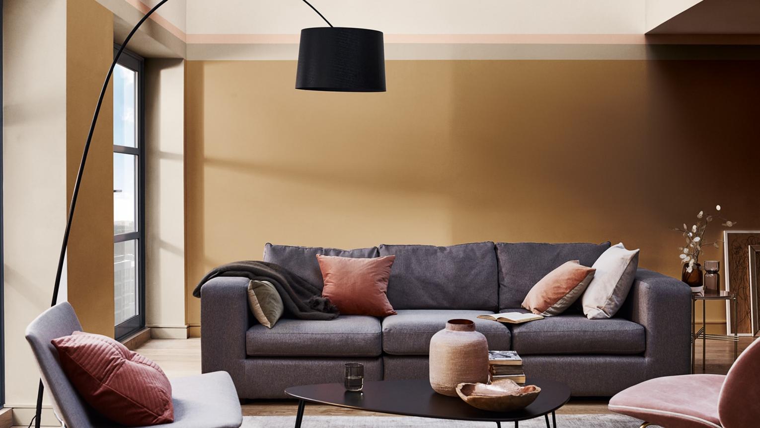 COULEURS TENDANCES PEINTURE 2019 – MIEL AMBRÉ DULUX VALENTINE